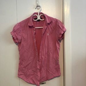 Ralph Polo Tshirt Button Up